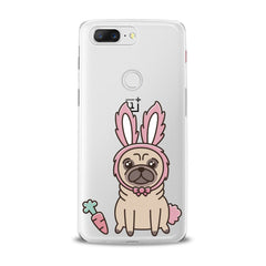 Lex Altern Pug Bunny Ears OnePlus Case