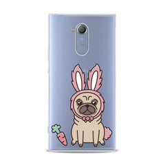 Lex Altern TPU Silicone Sony Xperia Case Pug Bunny Ears