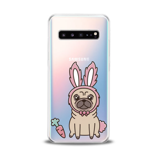 Lex Altern Pug Bunny Ears Samsung Galaxy Case