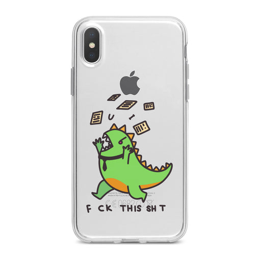 Lex Altern Crazy Dino Phone Case for your iPhone & Android phone.