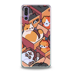 Lex Altern Cats in Boxes Huawei Honor Case