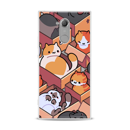 Lex Altern Cats in Boxes Sony Xperia Case