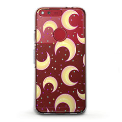 Lex Altern TPU Silicone Phone Case Cute Moon Pattern