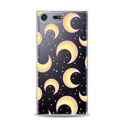 Lex Altern Cute Moon Pattern Sony Xperia Case