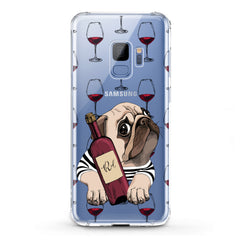 Lex Altern TPU Silicone Samsung Galaxy Case Wine Pug