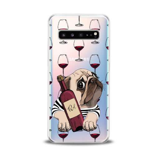 Lex Altern Wine Pug Samsung Galaxy Case