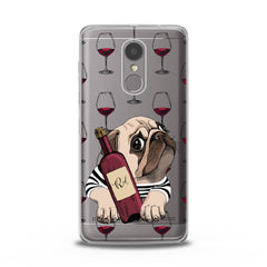 Lex Altern TPU Silicone Lenovo Case Wine Pug