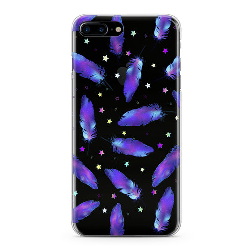 Lex Altern Magic Purple Feathers Phone Case for your iPhone & Android phone.