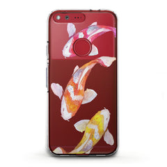 Lex Altern TPU Silicone Phone Case Colored Koi Fishes