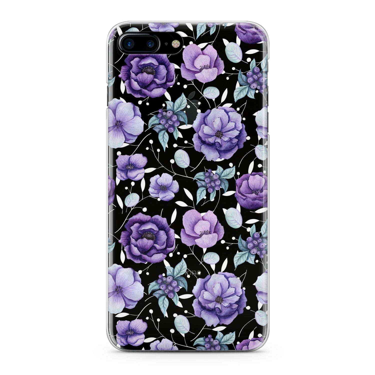 Lex Altern Floral Purple Beauty Phone Case for your iPhone & Android phone.