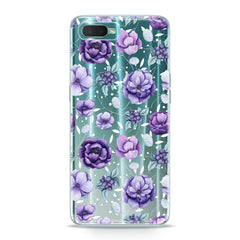 Lex Altern TPU Silicone Oppo Case Floral Purple Beauty
