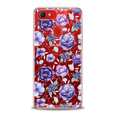 Lex Altern TPU Silicone Oppo Case Floral Purple Beauty