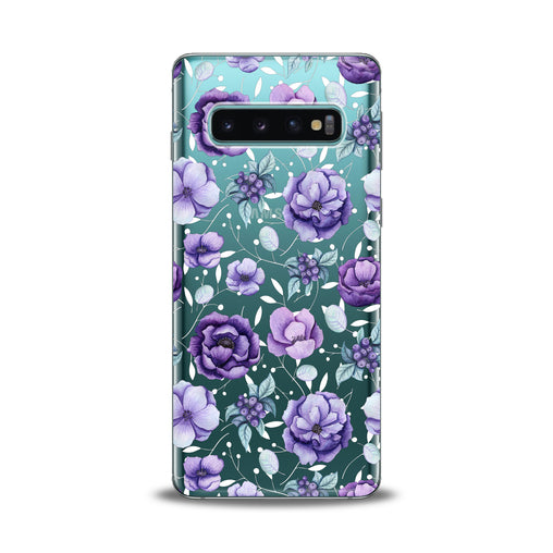 Lex Altern Floral Purple Beauty Samsung Galaxy Case