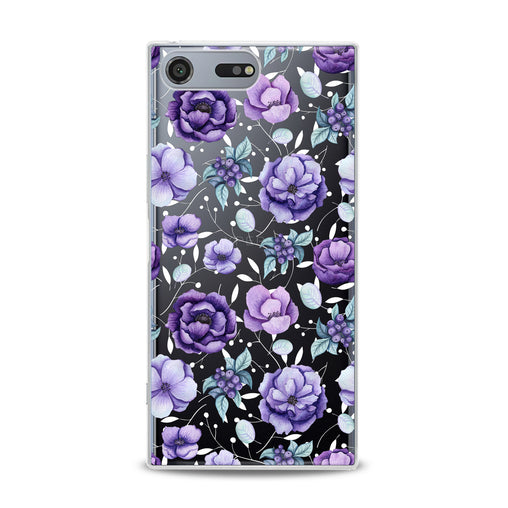 Lex Altern Floral Purple Beauty Sony Xperia Case