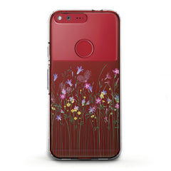 Lex Altern TPU Silicone Google Pixel Case Cute Wildflowers Art