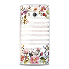 Lex Altern TPU Silicone HTC Case Watercolor Spring Flowers