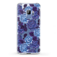 Lex Altern TPU Silicone Phone Case Drawing Blue Roses