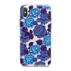 Lex Altern Drawing Blue Roses Phone Case for your iPhone & Android phone.