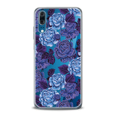 Lex Altern TPU Silicone Huawei Honor Case Drawing Blue Roses