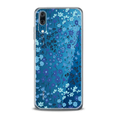 Lex Altern TPU Silicone Huawei Honor Case Cute Blue Flowers