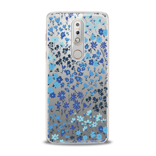 Lex Altern Cute Blue Flowers Nokia Case
