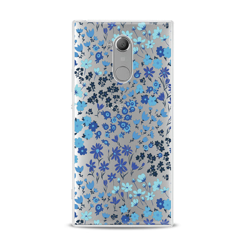 Lex Altern Cute Blue Flowers Sony Xperia Case