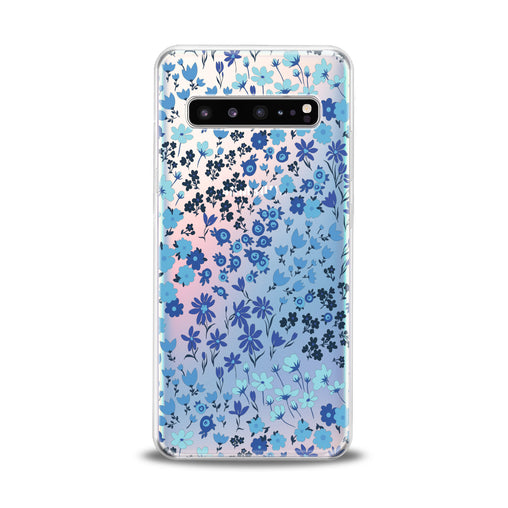 Lex Altern Cute Blue Flowers Samsung Galaxy Case