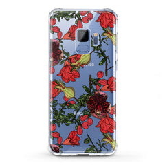 Lex Altern TPU Silicone Samsung Galaxy Case Red Garnet Blossom