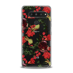 Lex Altern TPU Silicone LG Case Red Garnet Blossom