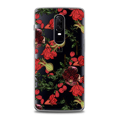 Lex Altern TPU Silicone OnePlus Case Red Garnet Blossom