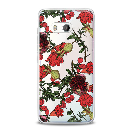 Lex Altern Red Garnet Blossom HTC Case