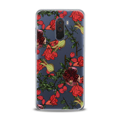Lex Altern TPU Silicone Xiaomi Redmi Mi Case Red Garnet Blossom