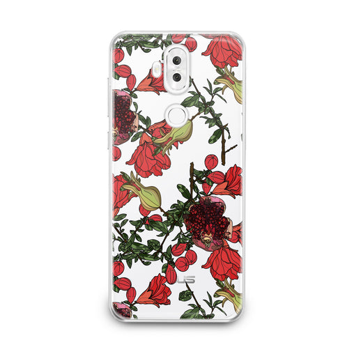 Lex Altern Red Garnet Blossom Asus Zenfone Case