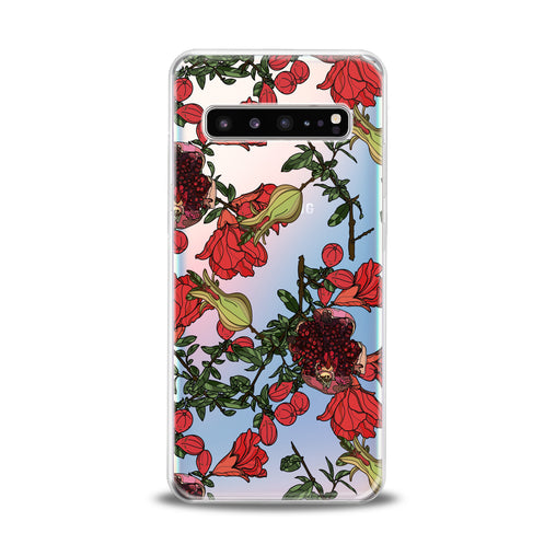 Lex Altern Red Garnet Blossom Samsung Galaxy Case