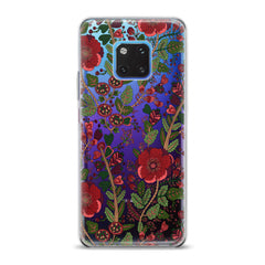 Lex Altern TPU Silicone Huawei Honor Case Drawing Red Blooming
