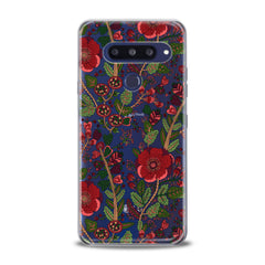 Lex Altern TPU Silicone LG Case Drawing Red Blooming