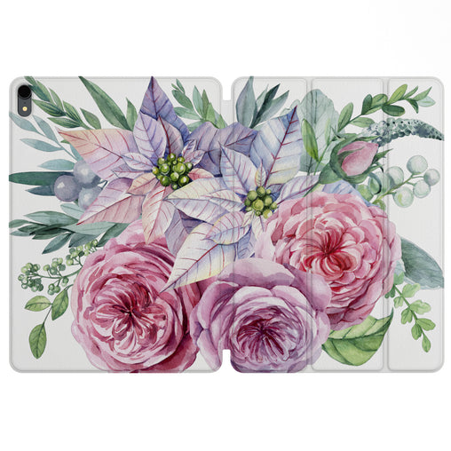 Lex Altern Magnetic iPad Case Roses Blossom for your Apple tablet.