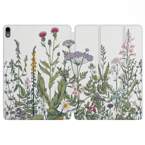 Lex Altern Magnetic iPad Case Wild Flowers for your Apple tablet.