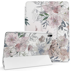 Lex Altern Magnetic iPad Case Painted Flowers
