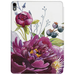 Lex Altern Magnetic iPad Case Purple Floral