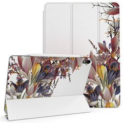 Lex Altern Magnetic iPad Case Crocus Flowers