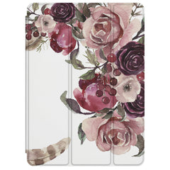 Lex Altern Magnetic iPad Case Purple Roses