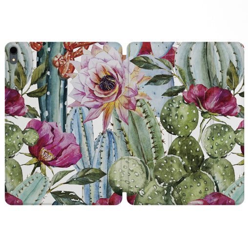 Lex Altern Magnetic iPad Case Cactus Blossom for your Apple tablet.