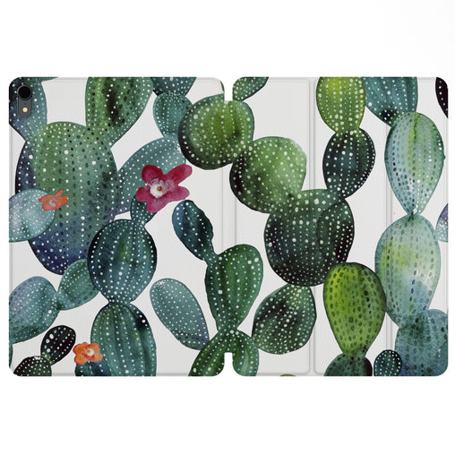 Lex Altern Magnetic iPad Case Cactus Pattern for your Apple tablet.