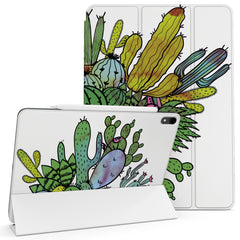 Lex Altern Magnetic iPad Case Abstract Cactus
