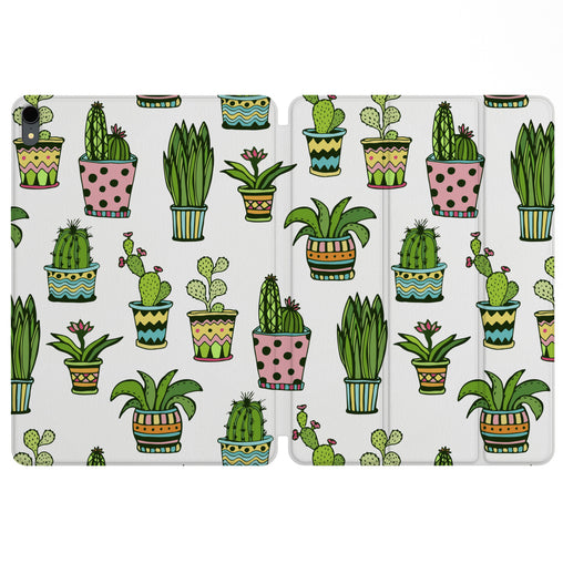 Lex Altern Magnetic iPad Case Cute Cactus for your Apple tablet.