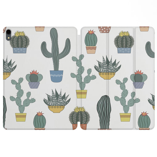 Lex Altern Magnetic iPad Case Vintage Cactus for your Apple tablet.