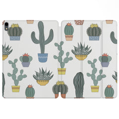 Lex Altern Magnetic iPad Case Vintage Cactus for your Apple tablet.
