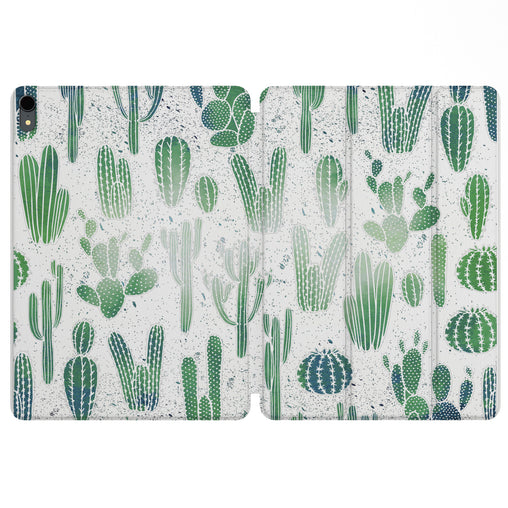 Lex Altern Magnetic iPad Case Cacti Pattern for your Apple tablet.