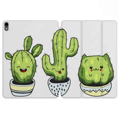 Lex Altern Magnetic iPad Case Kawaii Cactus for your Apple tablet.